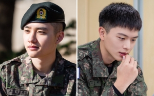 D.O. EXO dan Sungjae BTOB Ganteng Banget di Foto Baru Rilisan Militer Korsel