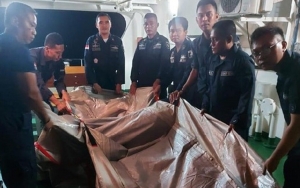 Kapal Kemenhub Temukan Serpihan Daging Hingga Seluncur Darurat Diduga Milik Sriwijaya Air SJ182