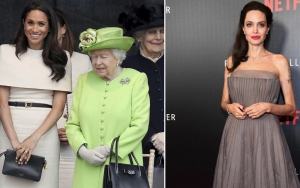 Meghan Markle Meradang Gara-Gara Ratu Elizabeth Dekati Angelina Jolie