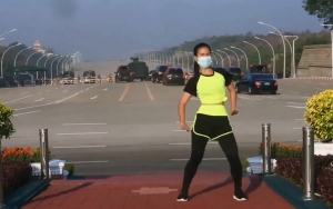 Viral Instruktur Senam di Myanmar Asyik Bikin Video Saat Kudeta Militer Terjadi di Belakangnya