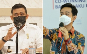 Gibran Rakabuming Bagi-Bagi Ponsel Gratis, Bobby Nasution Beri Bantuan Laptop