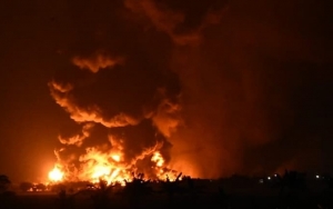 Kembali Terbakar, BPBD Ungkap 2 Titik Api di Kilang Pertamina Balongan Masih Menyala