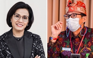Menkeu Sri Mulyani Bocorkan 'Bisikan' Menparekraf Sandiaga Uno Saat Di Bali