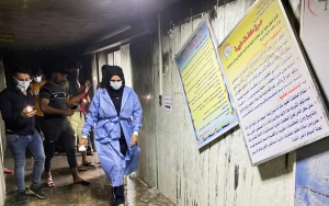 82 Orang Tewas Akibat Kebakaran Rumah Sakit COVID-19 di Irak Usai Tangki Oksigen Meledak