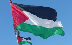 DKI Jakarta Dihiasi Lampu Bernuansa Bendera Palestina Sebagai Bentuk Rasa Simpati