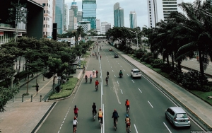 Ada Peningkatan Jumlah Pesepeda, Pemprov DKI Jakarta Akan Permanenkan Jalur Road Bike