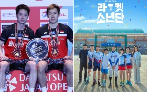 Atlet Bulutangkis Top Indonesia Kevin/Marcus Jadi Cameo di 'Racket Boys'