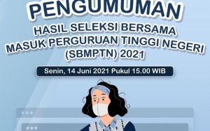 Hasil SBMPTN 2021 Diumumkan Hari Ini Pukul 15.00, Berikut Cara Mengaksesnya