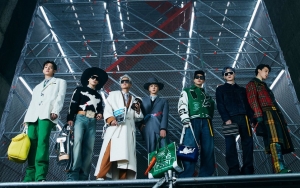 Gaya BTS di Fashion Show Louis Vuitton Tuai Pujian, V dan Jungkook Bak Vincenzo