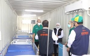 RI 'Badai' COVID-19, RSUD Dr Soetomo Sampai Pakai Kontainer untuk Rawat Pasien