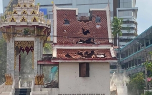 Diduga Tak Kuat Tangani Jenazah COVID-19, Bangunan Krematorium di Bangkok Ambruk Sebagian