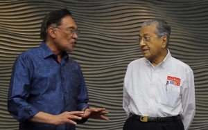 Rival, Mahathir Mohamad dan Anwar Ibrahim Bergabung Tuntut PM Malaysia Muhyiddin Yassin Mundur