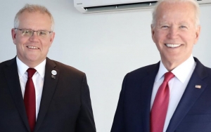 Sempat Lupa Nama, Joe Biden Panggil PM Australia Dengan Sebutan 'Kawan di Bawah Sana'