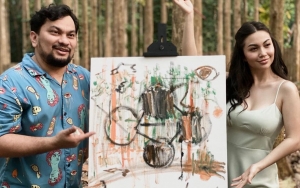 Pamer Hasil Lukisan Abstrak Bareng Tompi, Ariel Tatum Beri Pujian Manis Ini