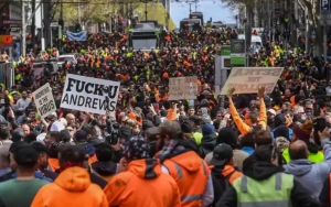 Kasus COVID-19 Pecah Rekor, Melbourne Australia Masih Harus Hadapi Aksi Protes Anti-Lockdown