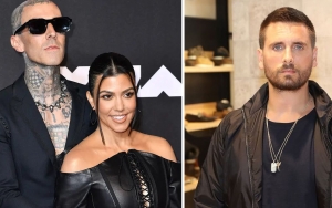 Jaga Jarak, Ini Interaksi Pertama Kourtney Kardashian dengan Scott Disick Usai Dilamar Travis Barker