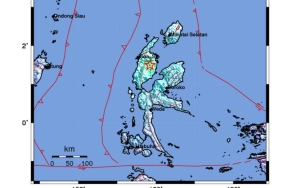 Ketiga Kalinya, Kini Halmahera Utara Diguncang Gempa Dua Kali Dalam Satu Jam