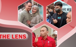 On The Lens: Ferry Irawan dan Venna Melinda Nikah, Jonathan Frizzy Banding Hingga Sidang Adam Deni