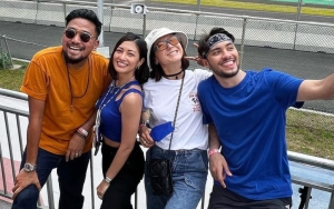 Poppy Sovia 'Dresscode' Bareng Bestie, 9 Momen Seru Selebriti Nonton MotoGP Mandalika 2022