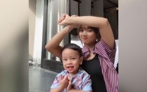 Dikerjai Fuji, Reaksi Gala Anak Vanessa Angel Jadi Perbincangan