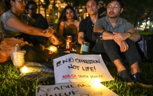 400 Orang Nyalakan Lilin di Hong Lim Park Jelang Hukuman Mati Pengedar Narkoba Malaysia di Singapura