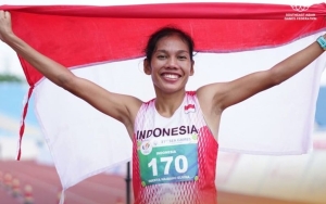 Medali Emas Bersejarah Odekta Naibaho di Nomor Maraton Putri SEA Games 2021 Diiringi Tangis Haru