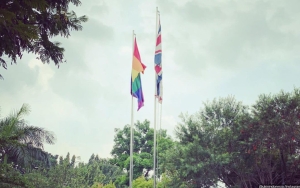 Bendera LGBT yang Dikibarkan di Kedubes Inggris Sudah Tak Tampak, Miliki Kekebalan Diplomatik
