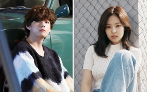 V BTS Diduga Rebahan di Ranjang Jennie BLACKPINK