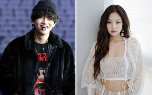 Angle Baru, Tersebar Foto Kencan Diduga V BTS & Jennie BLACKPINK Pakai 2 Barang Couple di Lift