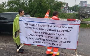 Sempat Ditutup Karena Banjir Hampir 1 Meter, Ini Kondisi Terbaru Tol BSD