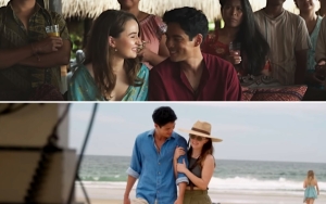 7 Potret Chemistry Manis Maxime Bouttier dan Kaitlyn Dever Bintangi 'Ticket To Paradise'