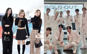 Baru Sampai AS, Trio aespa Terciduk Nonton Konser NCT 127