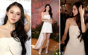 11 Potret Han So Hee Bak Dewi Saat Hadiri Acara Jam Tangah Mewah