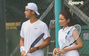 Tanding Besok, Enzy Storia Pamer Persiapan 'Tiba Tiba Tenis' Bareng Dion Wiyoko