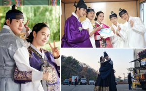 10 Potret Kim Hye Soo-Moon Sang Min di Lokasi Syuting 'Under The Queen's Umbrella' Bak Mom-Son Goals