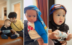 8 OOTD Rayyanza Cipung dan Rafathar di Qatar, Ada Yang Cosplay Jadi Pororo