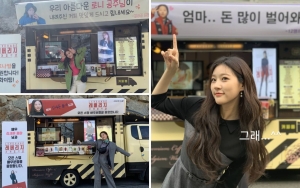 7 Potret Kim Sae Ron Terima Food Truck Dari Rekan Artis Sebelum Kontrak Dengan Agensi Berakhir