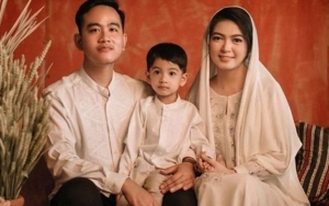 Gibran Rakabuming Full Senyum Usai Jan Ethes Dicium Pangeran UEA di Nikahan Kaesang