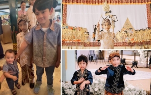 Jan Ethes Foto Gemes Bareng Cipung-Rafathar, 8 Potretnya Happy Kiyowo di Nikahan Kaesang dan Erina