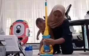 Rayyanza Cipung Belajar Sambil Main Kelereng Bareng Sus Rini Malah Picu Kekhawatiran
