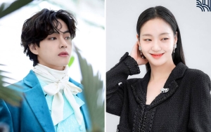 V BTS Terciduk Like Foto Kim Go Eun