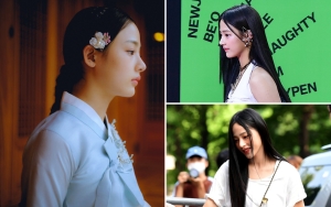 7 Potret Side Profile Minji NewJeans Pengganti Sementara Wonyoung IVE Sebagai MC 'Music Bank'