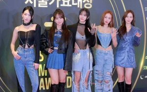 SMA 2023: KARA Singgung Goo Hara di Pidato Kemenangan