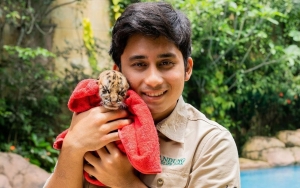 Bukan Rayyanza, Alshad Ahmad Foto Bareng Cipung Harimau