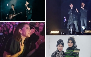 Najwa Shihab Ambyar Bareng Penonton, 10 Potret Seleb Meriahkan Konser 'Pesta Rakyat' Dewa 19
