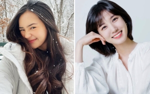 Giliran Beby Tsabina Pajang Foto Bareng Park Eun Bin Disebut Duo Gemoy
