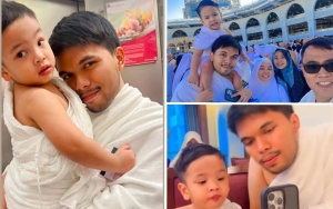 Bak Om-Keponakan Goals, Intip Kedekatan Thariq Halilintar dan Gala Sky Saat Umrah di 7 Potret Ini