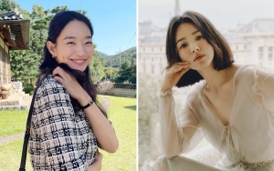 Shin Min A Pamer Kaki Jenjang, Song Hye Kyo Muncul Ikut Tinggalkan Jejak