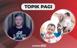 Gading Marten Pamer Gadis Tercantik, Rayyanza Sabar Saat Didorong Putra Zaskia Sungkar-Topik Pagi