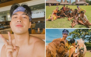 8 Potret Vidi Aldiano Ke Sumba Tanpa Sheila Dara, Foto Bareng Cewek Berbikini Disorot